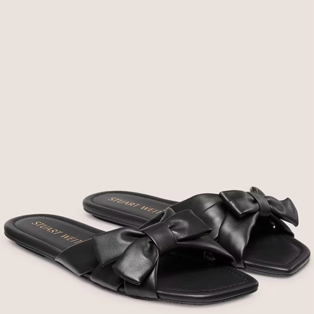 Stuart Weitzman Sofia Sandals Black Size 7